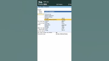 Tally Prime Payroll 🔥 Pay Head in Hindi & English (F12 Trick) #shorts #tallyprime #tallysolution