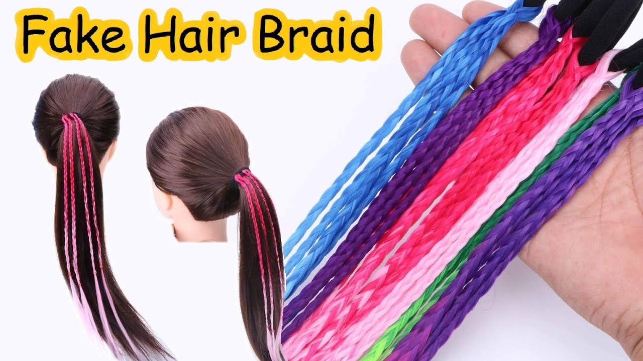 How To Make Fake Braids how To Make Hair Extensions At Home how To how-to-make-fake-braids-how-to-make-hair-extensions-at-home-how-to