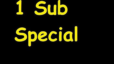 Thank You for 1 Subscriber!