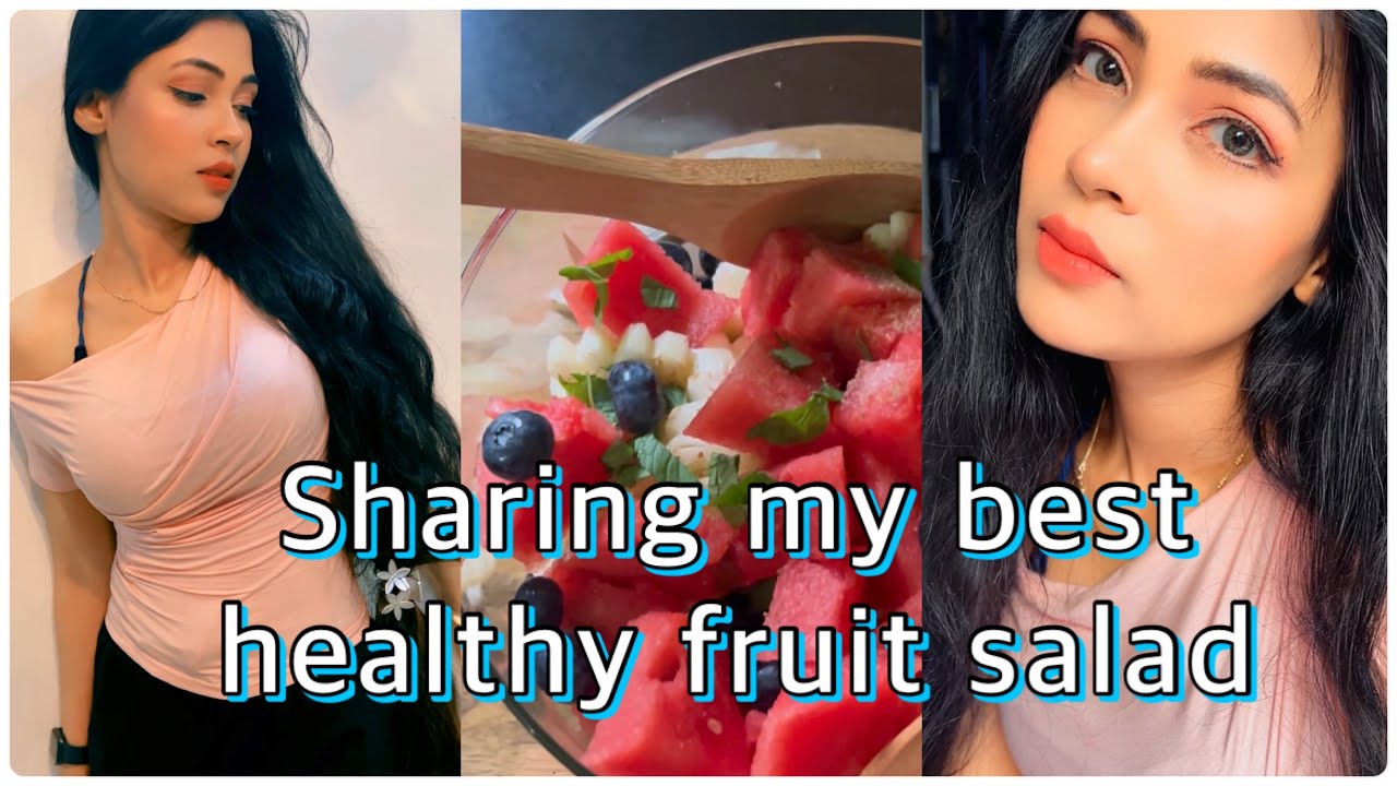 made best fruit salad ever | summer special fruit salad | chaat vlog