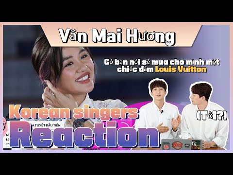 Video Korean singers????????React to 'Như Mùa Tuyết Đầu... - youtube