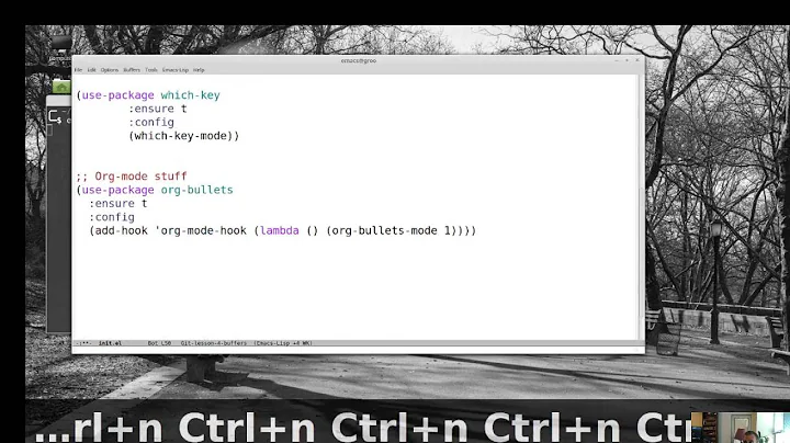 Using Emacs - Lesson 4 - Buffers