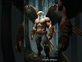 AI Fusion - Man And Eagle As One 🦅💪  #shorts #ai #hybrid #fusion