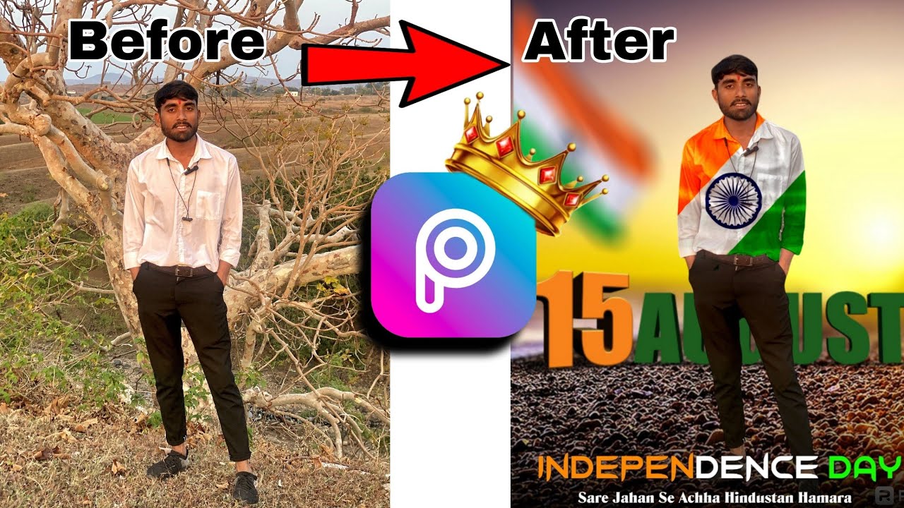 Independence Day Photo Editing 🇮🇳😱 !! Bg Change Photo !! Trending Photo ...