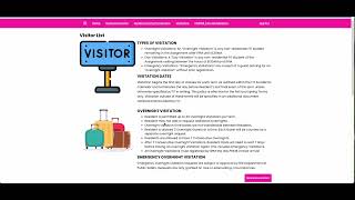 Visitor Registration Part 2