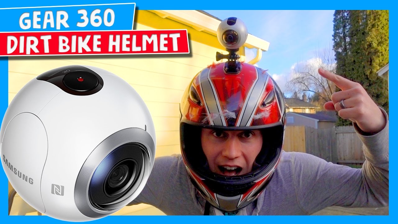 tijdschrift Vergelijking Gemiddeld ⛑ How To Mount Samsung Gear 360 On A Dirt Bike Helmet 📷 YouTuber Speaks At  Career Day - YouTube
