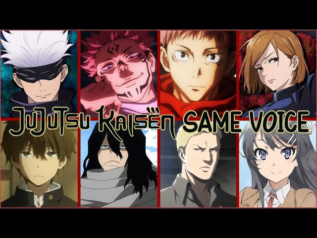 10 pairs of Bleach and Jujutsu Kaisen characters who have the same voice  actor