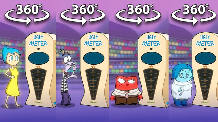 The Ugly Face Meter (Inside out 2 Animation) 360° VR