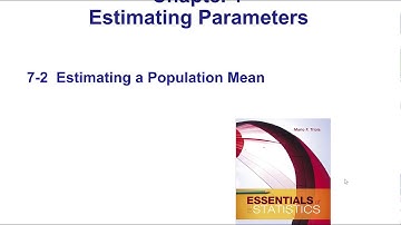 STA2023 Sections 7.1 7.2 lecture videos