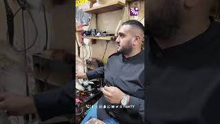 الوحيد في مدينة جنين .. الشاب مرشد فلو يعمل في مهنة "الإسكافي"