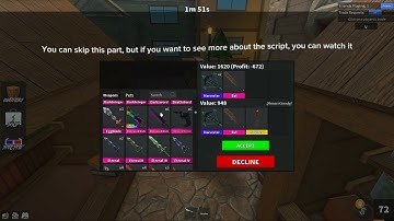 *REUPLOAD* MM2 TRADE HELPER SCRIPT🤯 GET RICH FASTER 🤑🔥