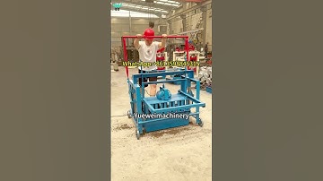 Yuewei machinery 3-45 widen cement block making machine #cementbricks #blockmakingmachine #shorts