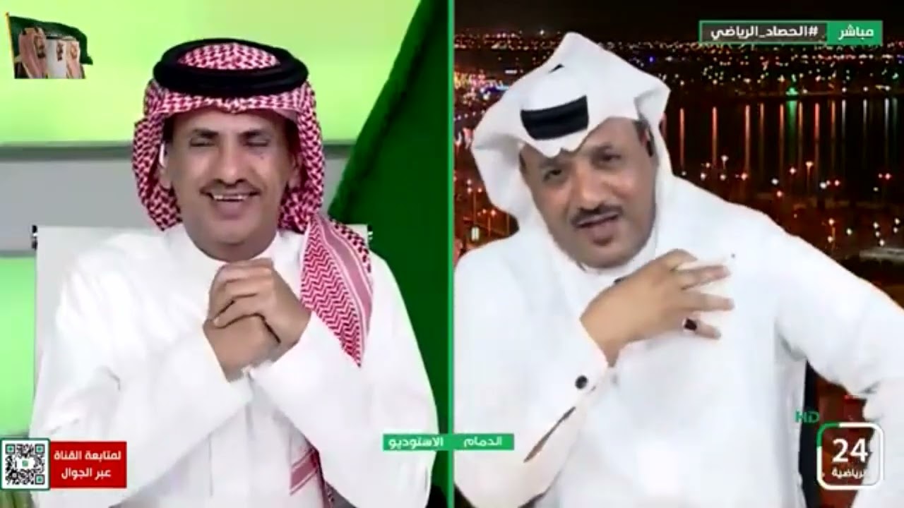 الاعلامي على هبة يجلد الصرامي بسبب تعصبه ضد النصر والصرامي يرد اتقي شري