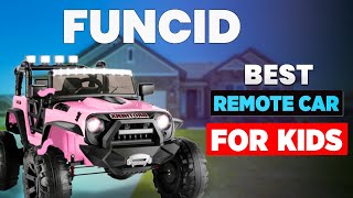 GET the BEST ELECTRIC FUNCID CAR for KIDS 2024 | FUNCID 24V 2 SEATER KIDS RIDE with REMOTE CONTROL..