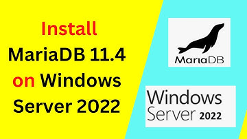 How to download and install MariaDB 11.4 on Window Server 2022 | How to install MariaDB |2024 update