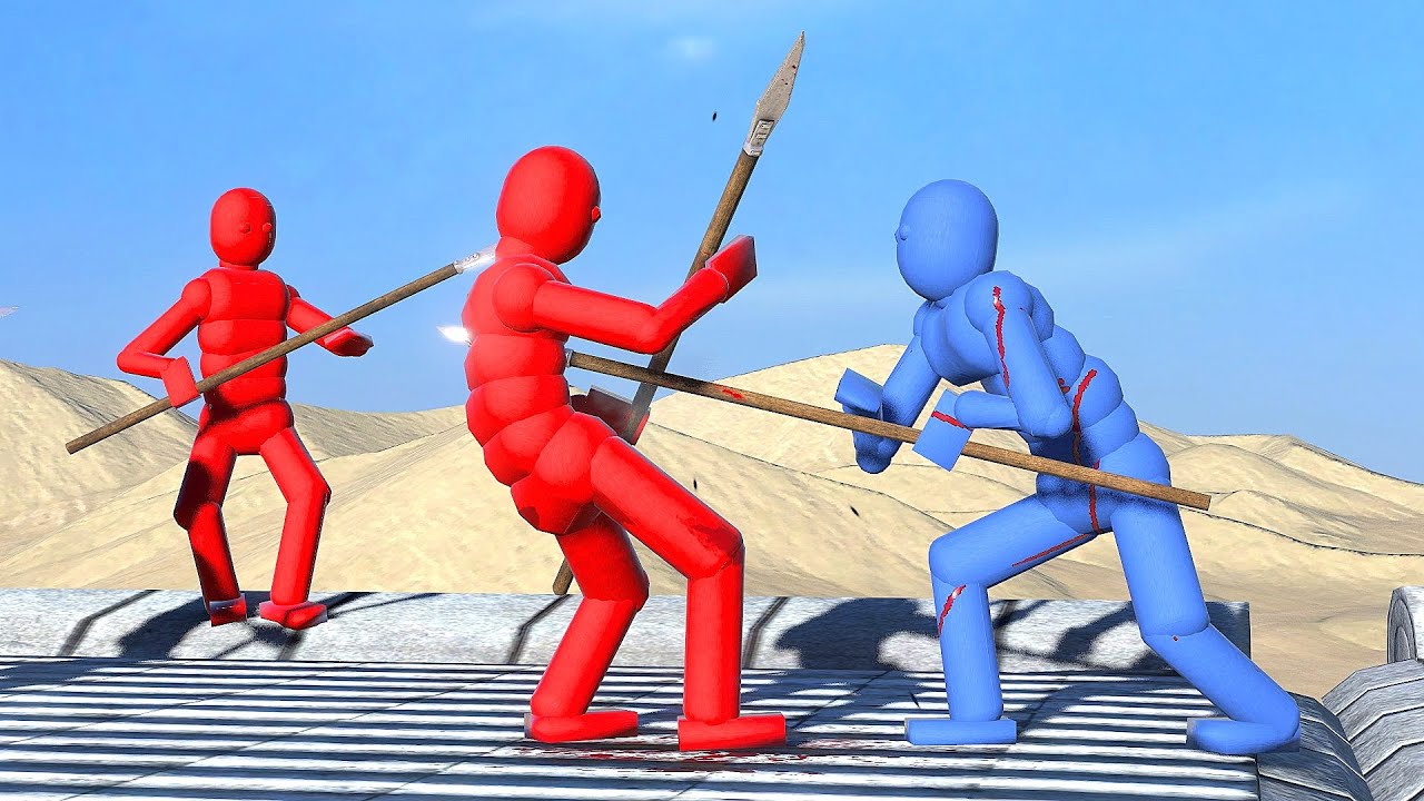 Npc fights. With active ragdoll physics. npcragdoll].