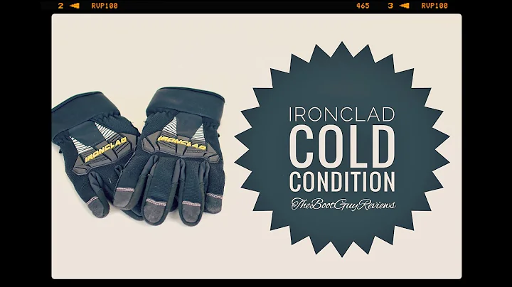 IRONCLAD COLD CONDITION [ Winter work glove ] [ The Boot Guy Reviews ]