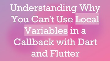 Understanding Why You Can