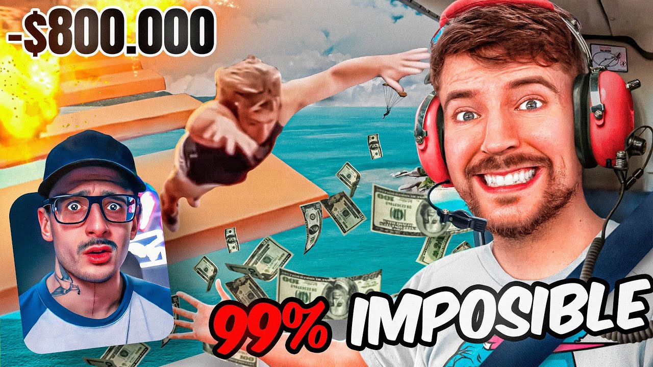 reacciono al vídeo más difícil que ha grabado MrBeast.