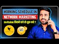 Working schedule in network marketing  achievers club  gaurav kumar