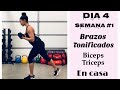 Brazos bonitos y tonificados/ Ejercicios para brazos en casa/ Ejercicios para la flacidez en brazos