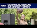 Seattle Storm honor legend Sue Bird with statue outside Climate Pledge Arena