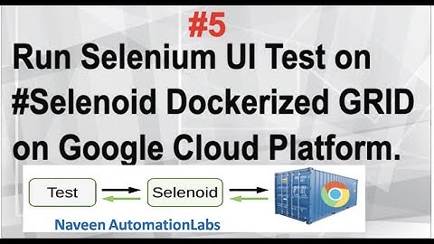 #5 - Run Selenium Test on #Selenoid GRID on Google Cloud Platform.