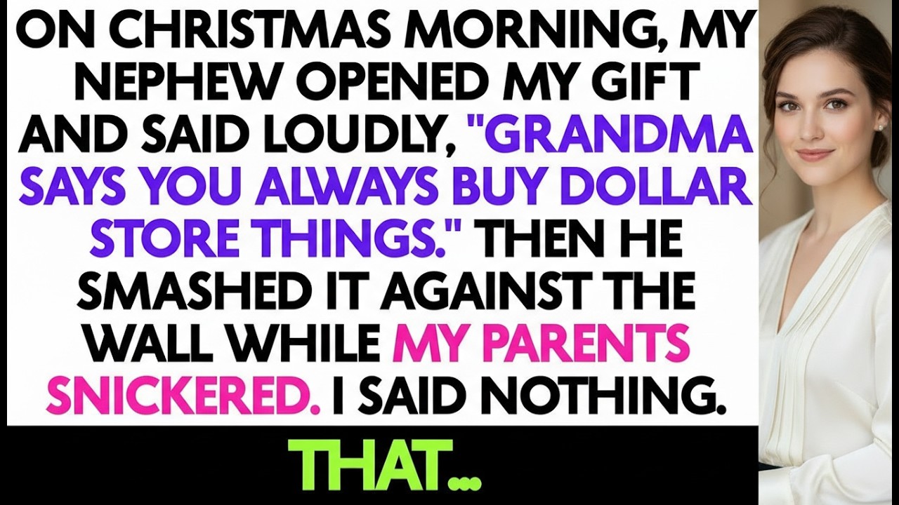 On Christmas Morning, My Nephew Opened My Gift And Said Loudly, 