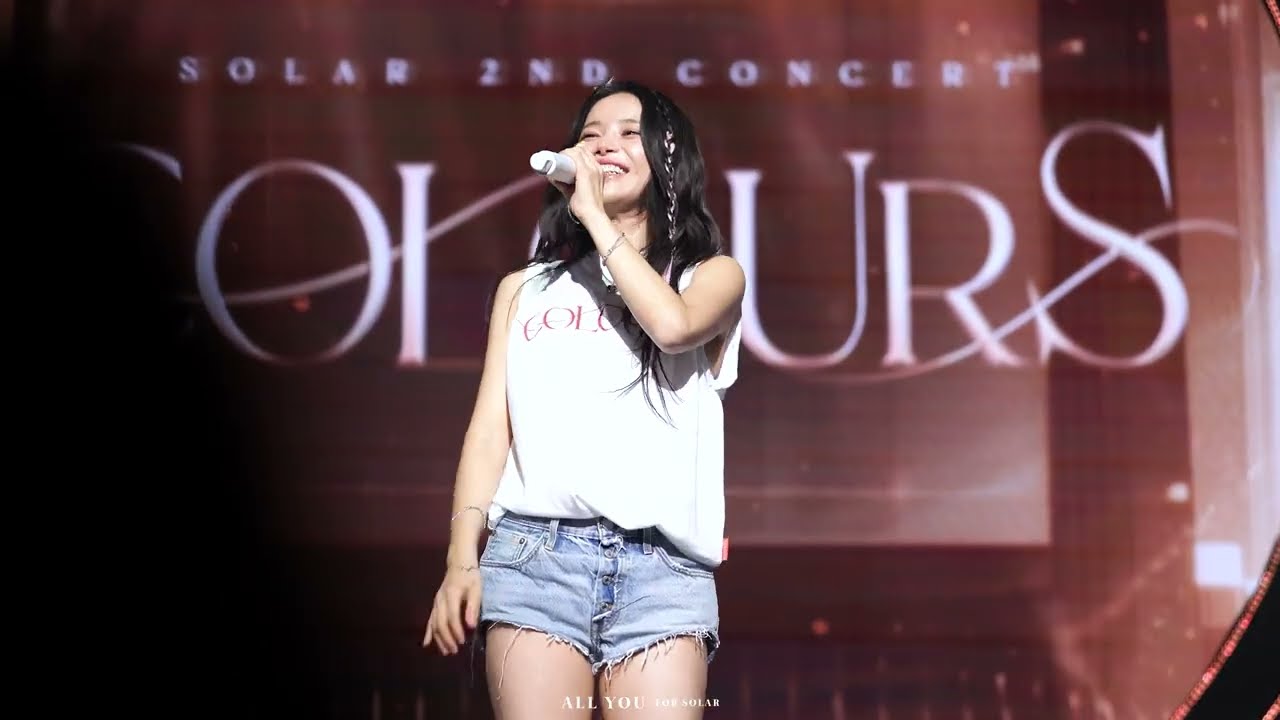 240601 솔라 콘서트 'COLOURS' - 저녁에 들어주세요, 외로운사람들, 눈물이주룩주룩, 가을편지, 내게 남은 사랑을 드릴께요, Colors 직캠 (SOLAR FANCAM)