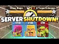 Server SHUTDOWN results in CHAOS so they... BARCH?! WHAT?! Clash of Clans eSports