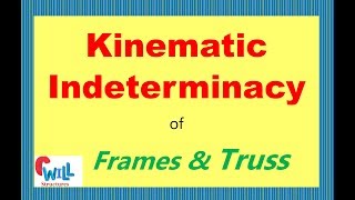 Kinematic Indeterminacy for Frames and Trusses