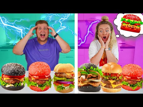 ТЕЛЕПАТИЯ Бургер Челлендж УГАДАЙ Если Сможешь / TWIN TELEPATHY CHALLENGE