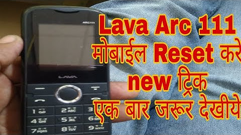 Lava arc111 hard reset Full video |Password reset lava mobile Arc111