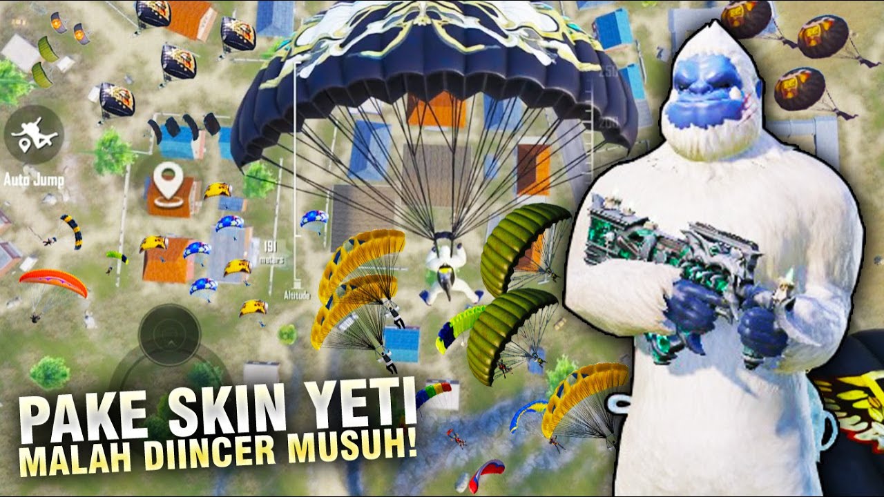 GA NYANGKA! PAKE SKIN YETI TURUN POCHINKI MALAH RAME BANGET! – PUBG MOBILE