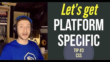 Platform Specific CSS in NativeScript