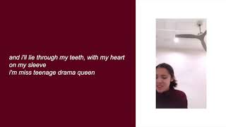 teenage drama queen - olivia rodrigo (lyrics)