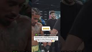 Oblivion Got Heartbroken After Losing To Julian Newman In A Boxing Match