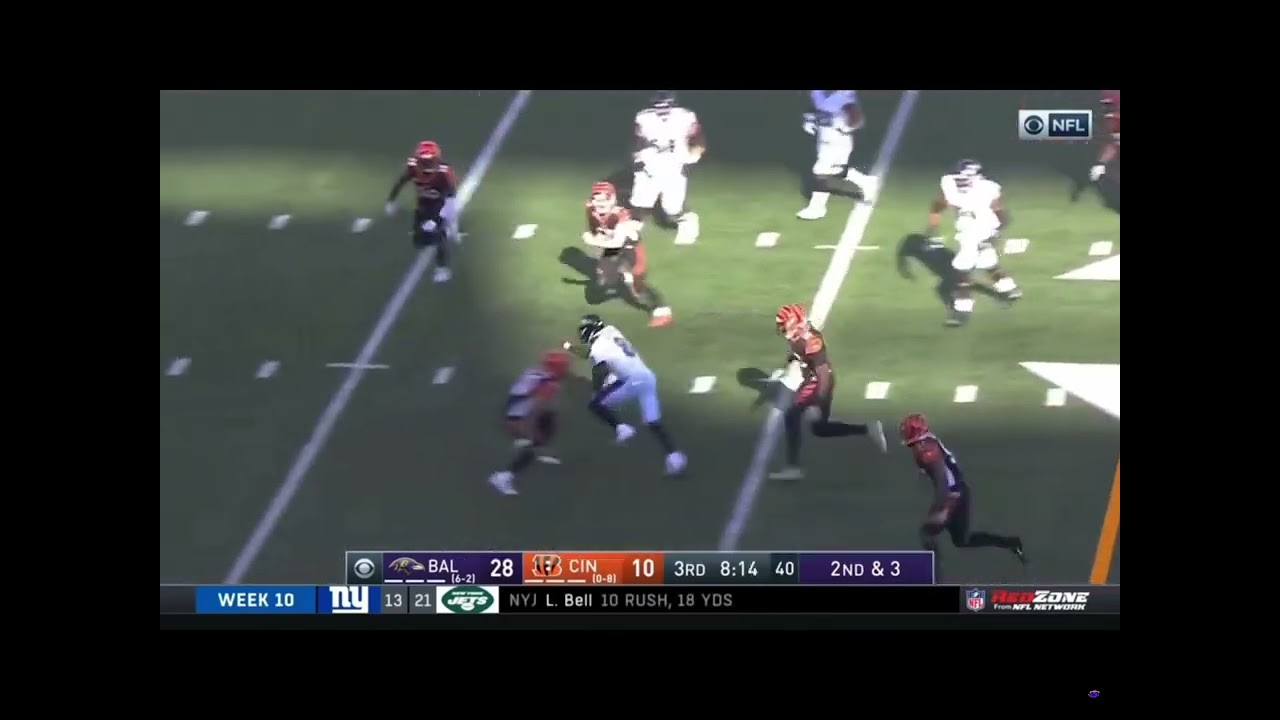 Lamar Jackson insane ankle breaker🔥