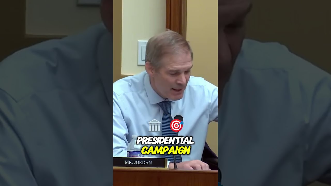 Congressman Jim Jordan UNLEASHES On Democrats Scheme To Jail Trump 