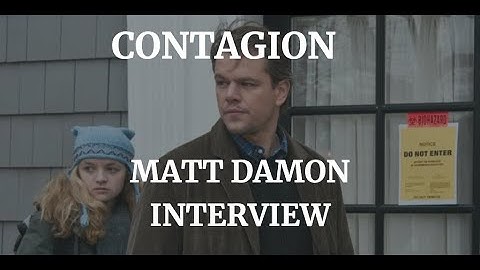 CONTAGION - MATT DAMON INTERVIEW ( 2011)