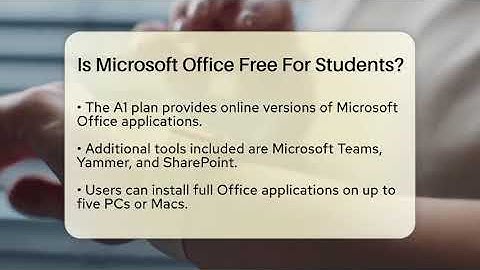 Is Microsoft Office Free For Students? - Talking Tech Trends