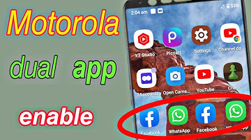 Motorola dual app enable / Motorola dual app setting