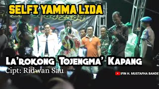 Selfi Nyanyi Lagu Makassar || la'rokong tojengma' kapang karya ridwan sau || off air di balandangan