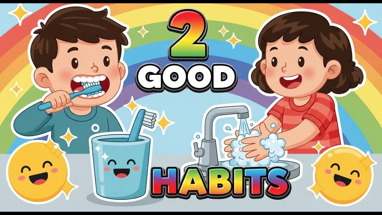 2 Good Habits for Kids 🌟 | Fun Learning Video for Children - YouTube
