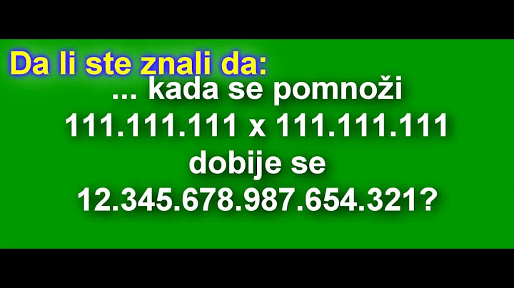 Da li ste znali da..?