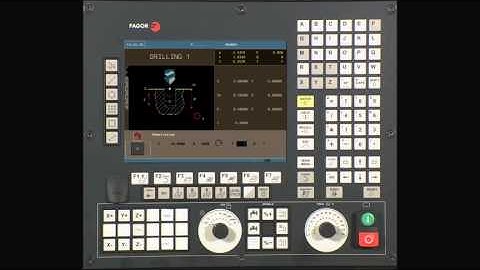 Fagor 8055i MC Training DVD : Simple Drilling (8 of 10)