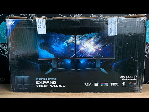 AOC C27G1 Curved Gaming Monitor Unboxing & First Look