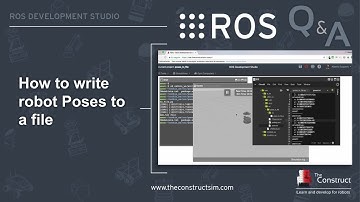 [ROS Q&A] 121 - How to Write Robot Poses to a File