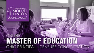 M Ed in Ohio Principal License