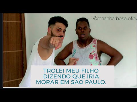 Trolei Meu Filho Dizendo Que Iria Morar Em São Paulo Paidesilvio Renanbarbosa Renan Silvio